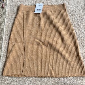 Free People Caramel Heather Skirt